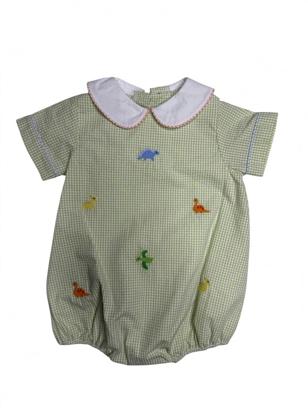 NEW ZUCCINI KIDS boy's dino peter bubble romper in green